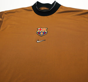 2001/02 BARCELONA Vintage Nike GK Football Shirt (XXXL)