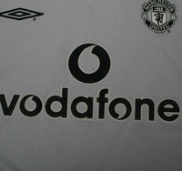 2001/02 BARTHEZ #1 Manchester United Vintage Umbro GK Football Shirt (M)