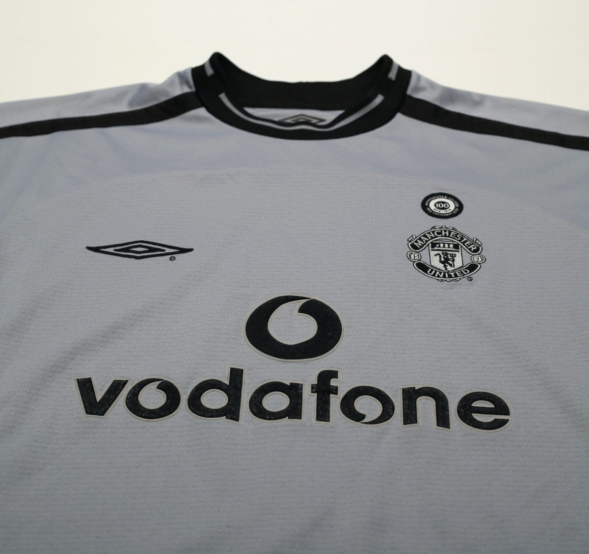 2001/02 BARTHEZ #1 Manchester United Vintage Umbro GK Football Shirt (M)