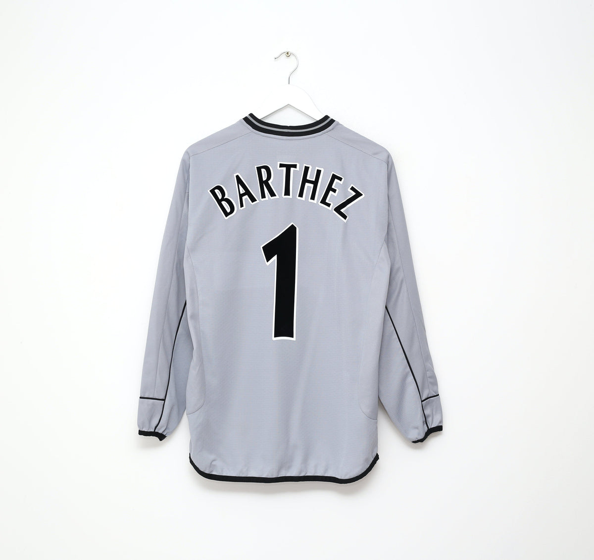 2001/02 BARTHEZ #1 Manchester United Vintage Umbro L/S GK Football Shirt (S)