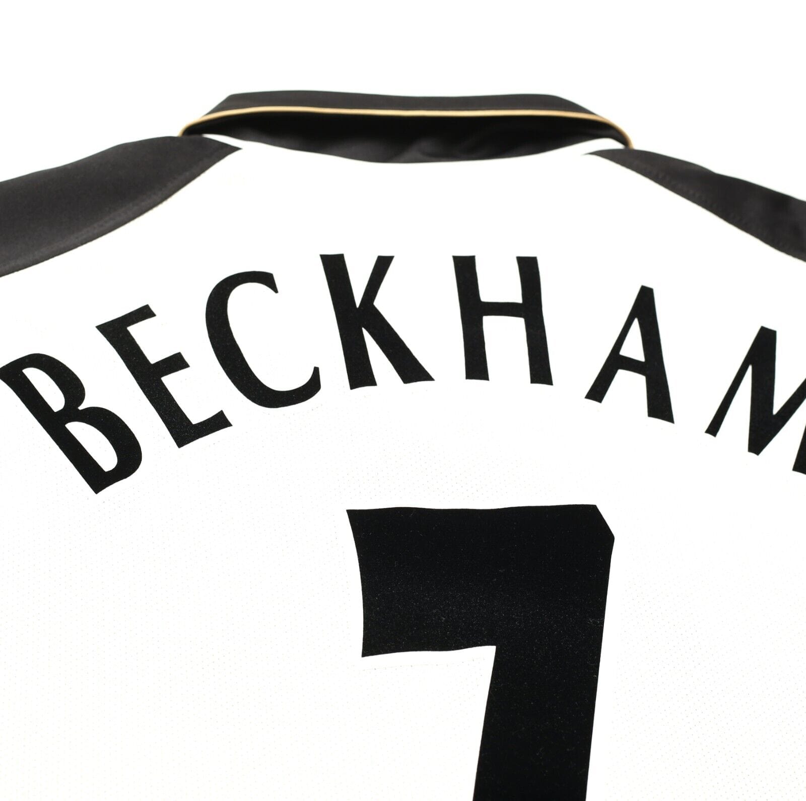 2001/02 BECKHAM #7 Manchester United Vintage Umbro Centenary Football Shirt (L)