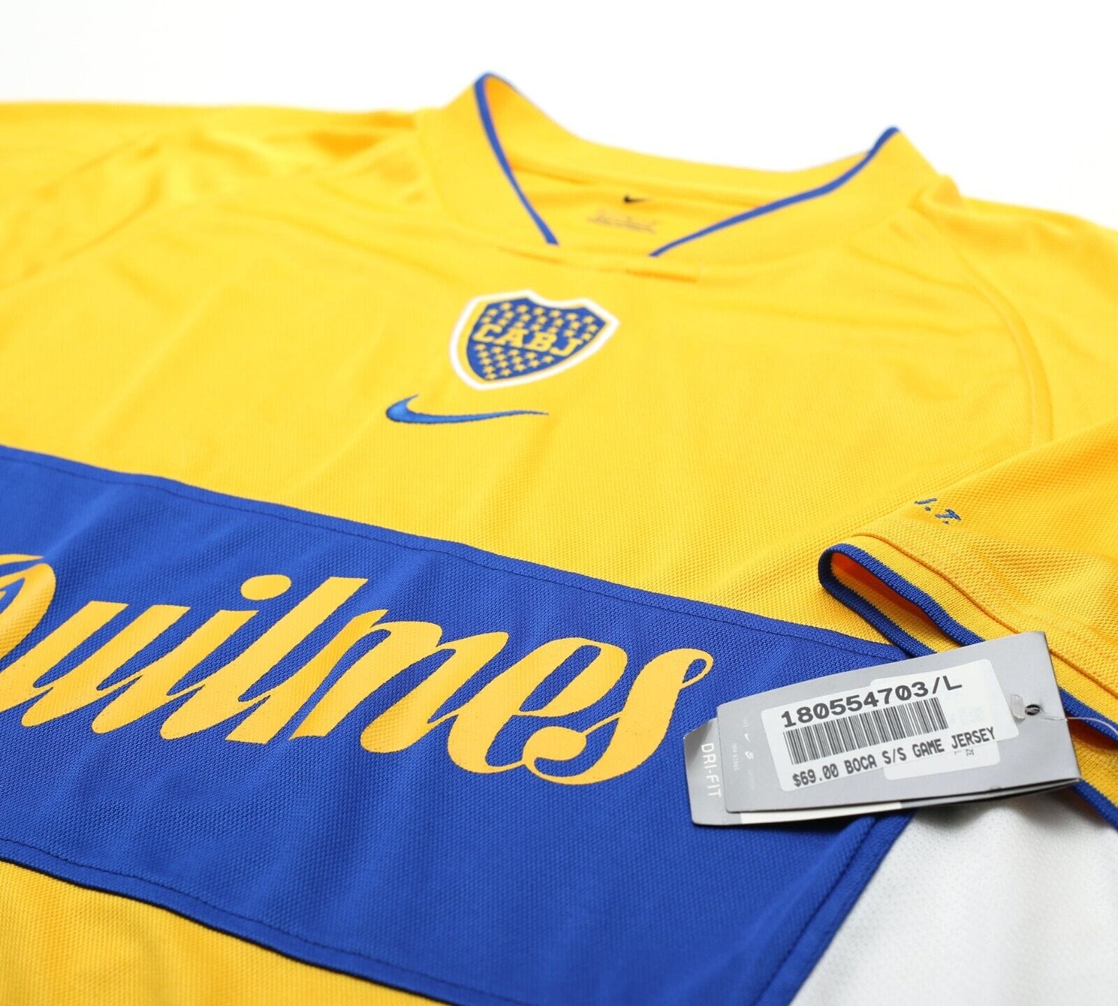 2001/02 BOCA JUNIORS Vintage Nike Away Football Shirt Jersey (L) BNWT