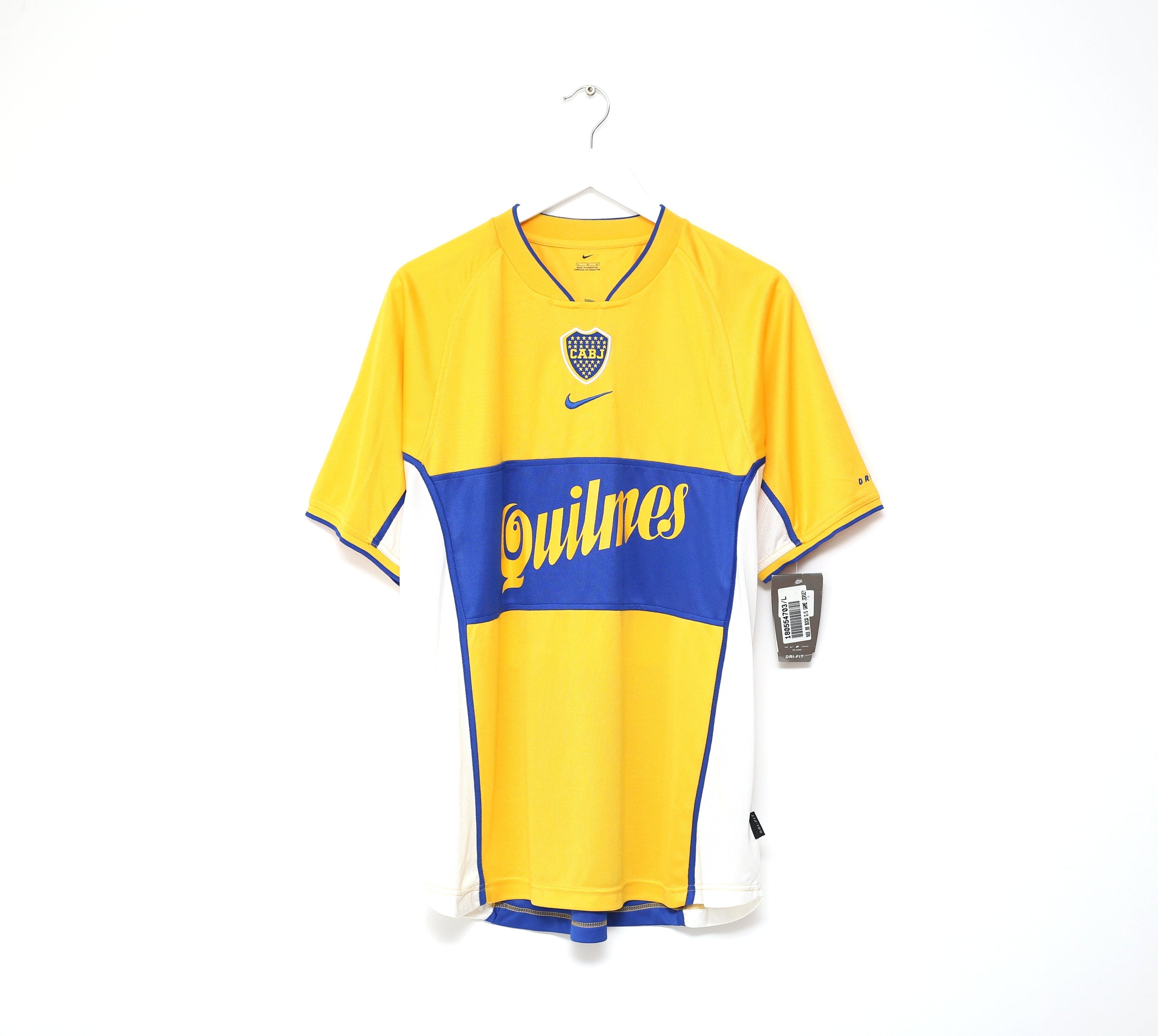 2001/02 BOCA JUNIORS Vintage Nike Away Football Shirt Jersey (L) BNWT