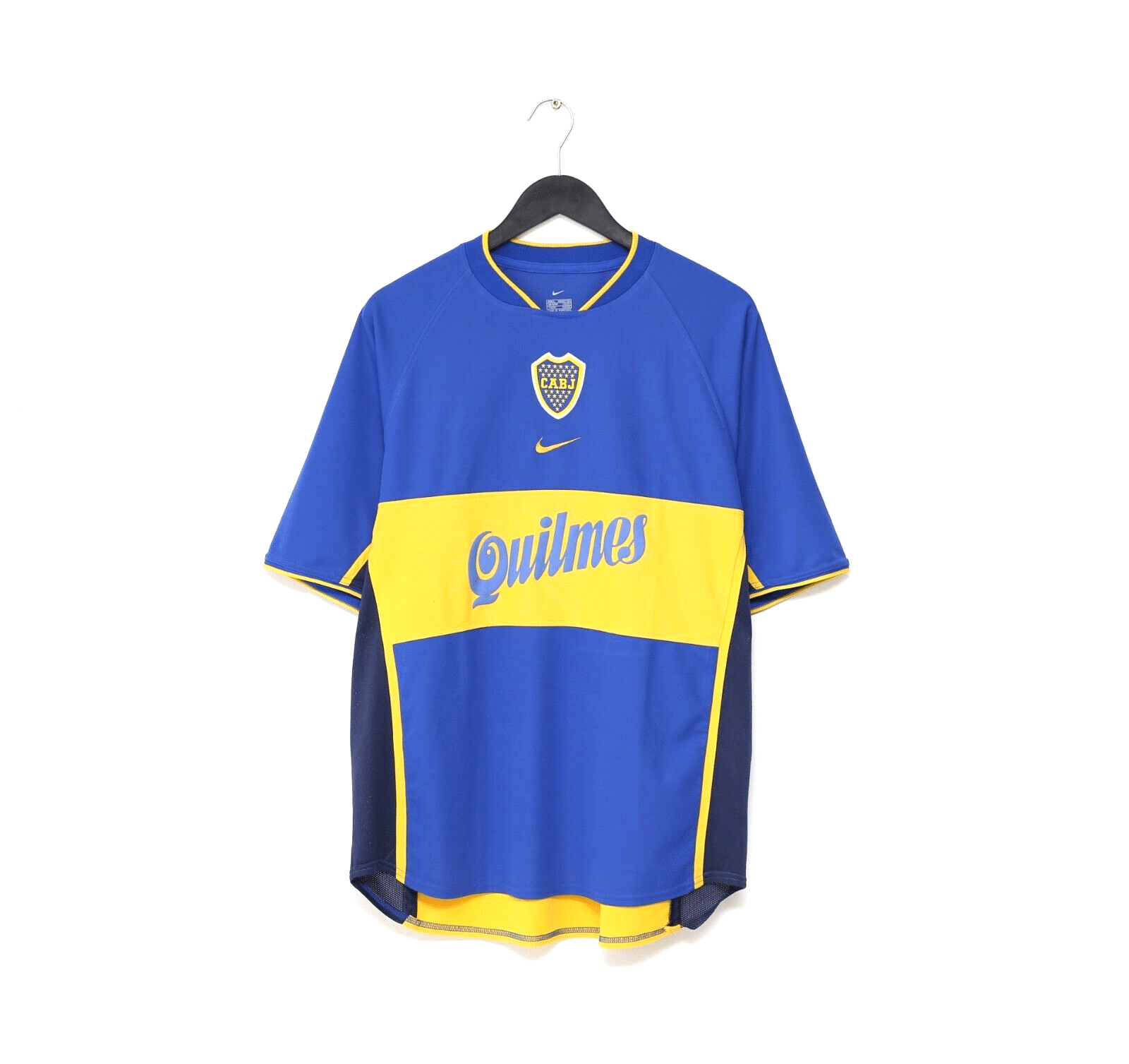 2001/02 BOCA JUNIORS Vintage Nike Home Football Shirt Jersey (L)