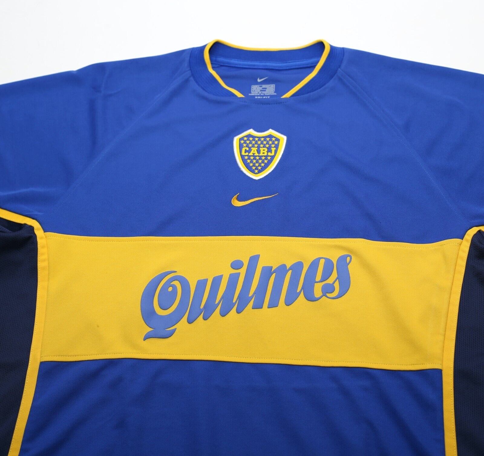 2001/02 BOCA JUNIORS Vintage Nike Home Football Shirt Jersey (L)