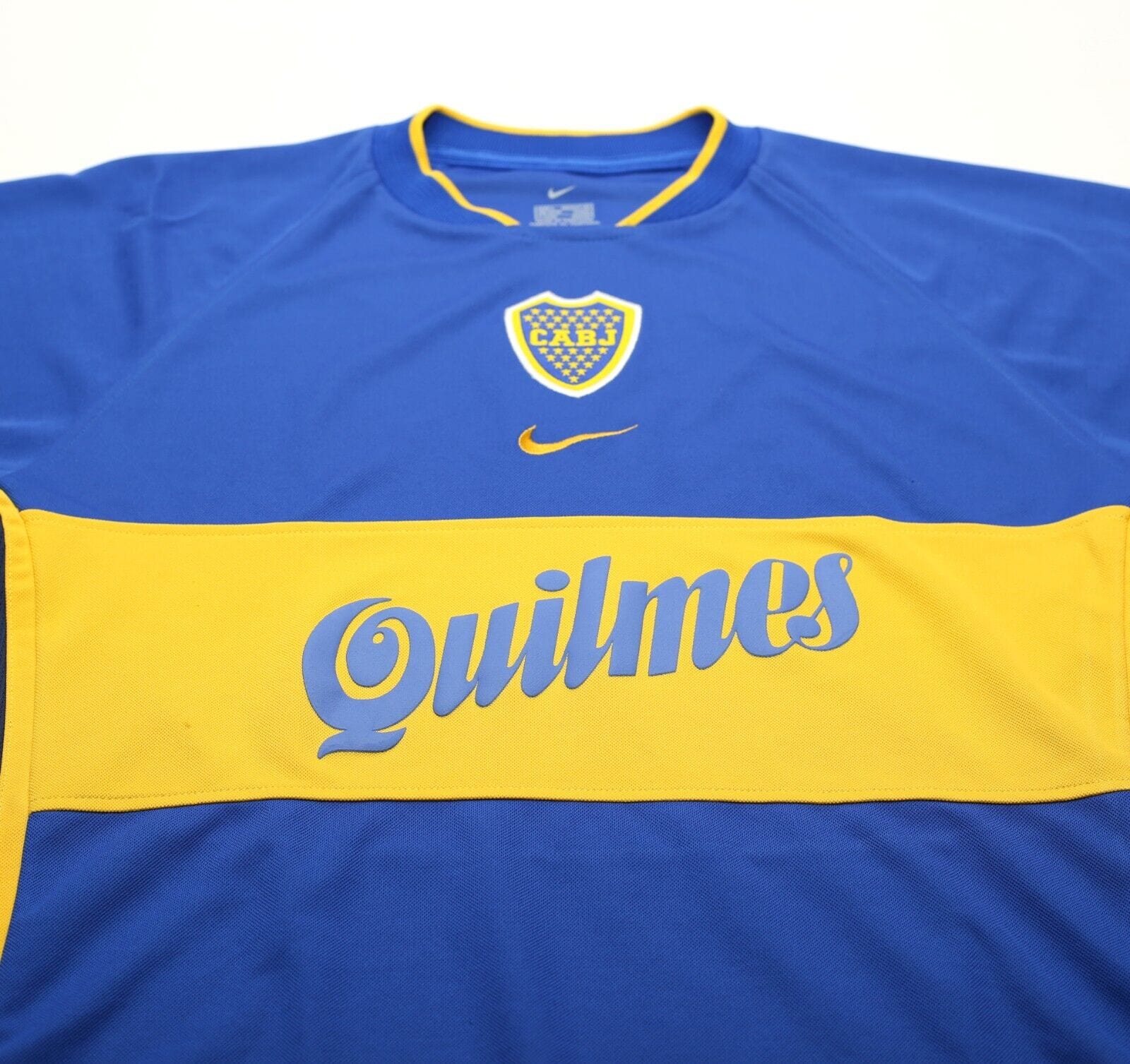 2001/02 BOCA JUNIORS Vintage Nike Home Football Shirt Jersey (L)