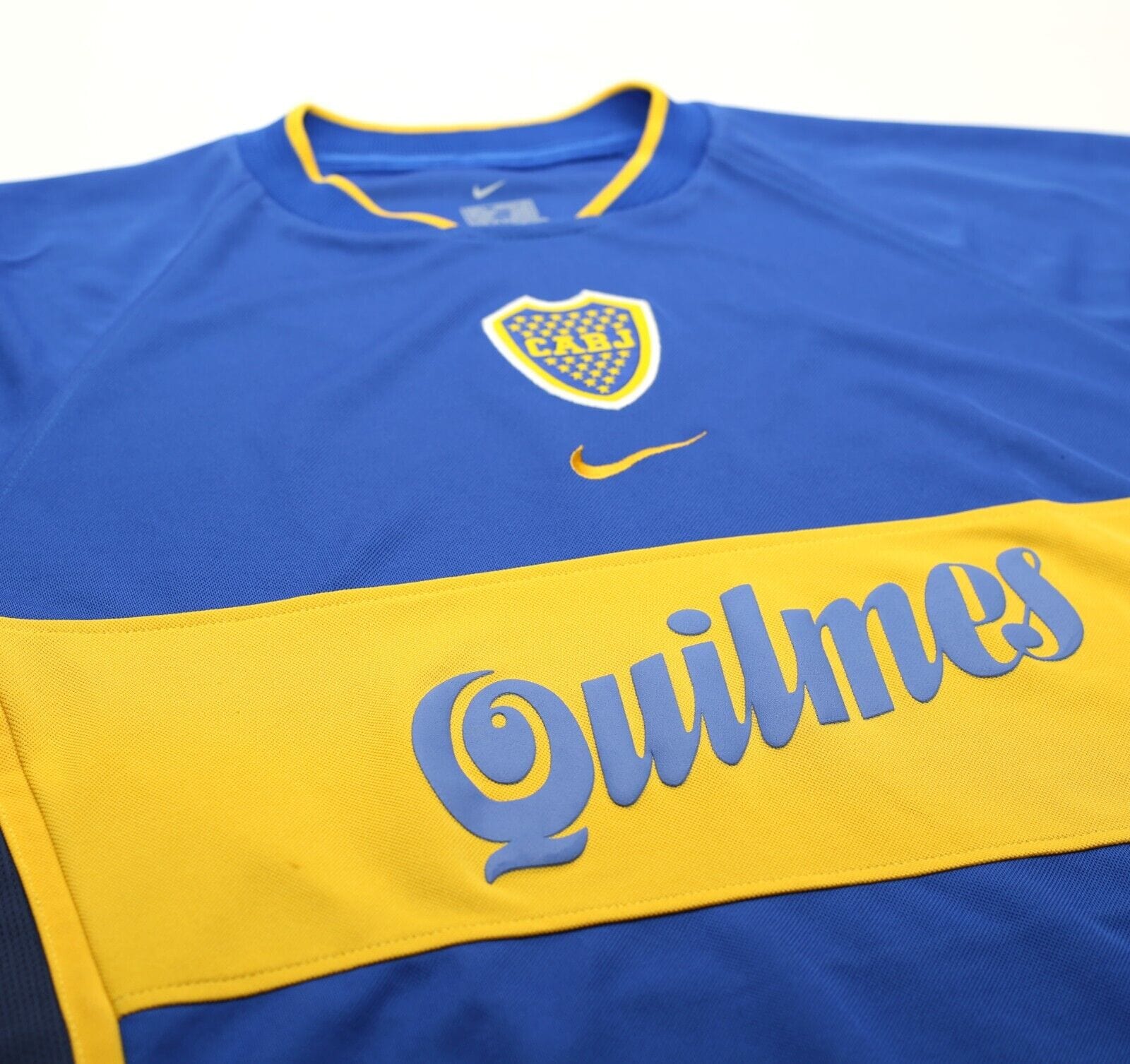 2001/02 BOCA JUNIORS Vintage Nike Home Football Shirt Jersey (L)