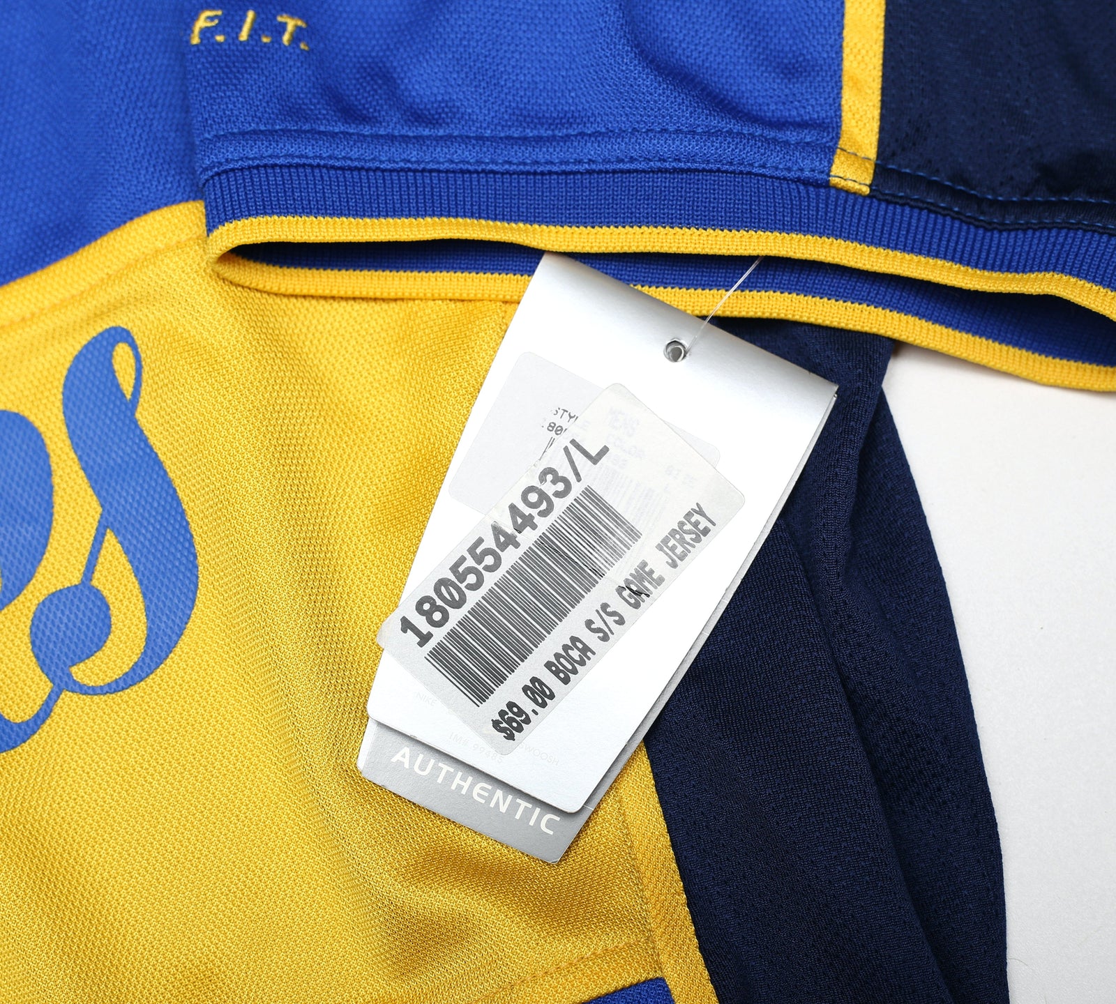 2001/02 BOCA JUNIORS Vintage Nike Home Football Shirt Jersey (L) BNWT