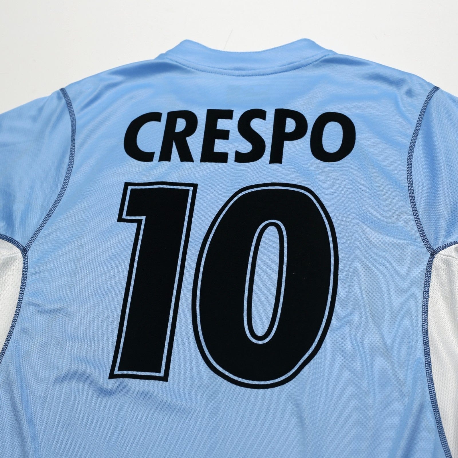 2001/02 Crespo #10 Lazio Vintage PUMA Home Football Shirt (M)