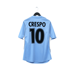 2001/02 Crespo #10 Lazio Vintage PUMA Home Football Shirt (M)