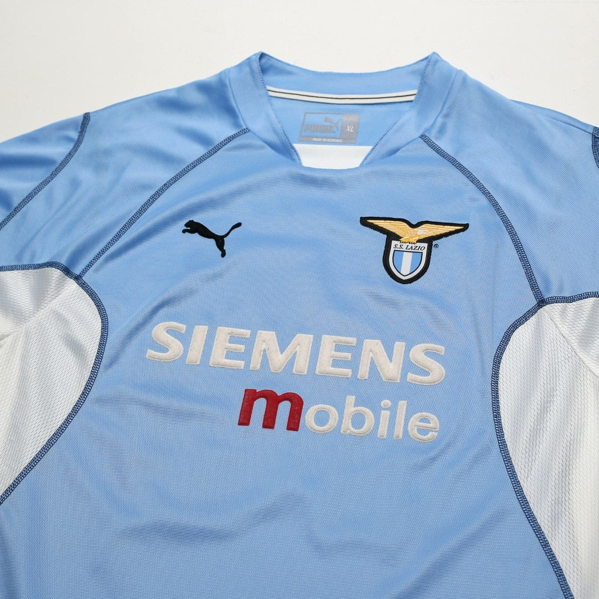 2001/02 Crespo #10 Lazio Vintage PUMA Home Football Shirt (M)