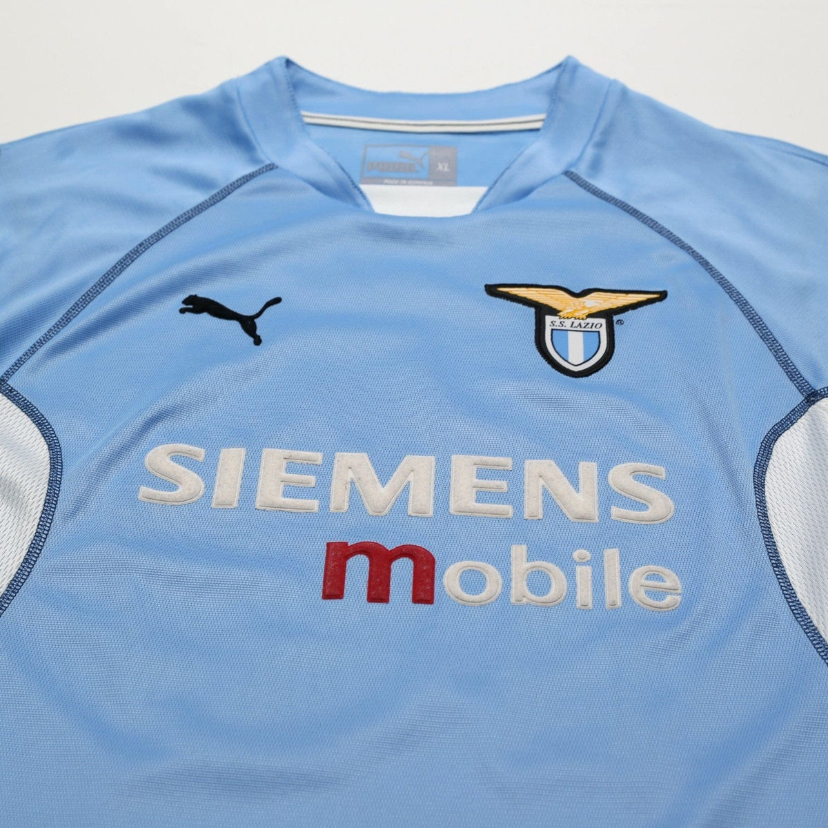2001/02 Crespo #10 Lazio Vintage PUMA Home Football Shirt (M)
