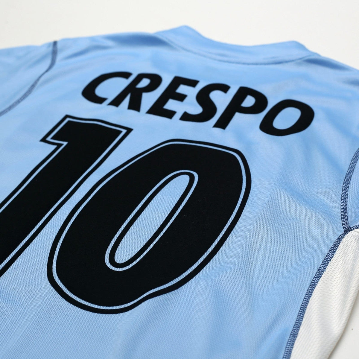 2001/02 Crespo #10 Lazio Vintage PUMA Home Football Shirt (M)