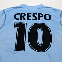 2001/02 Crespo #10 Lazio Vintage PUMA Home Football Shirt (M)