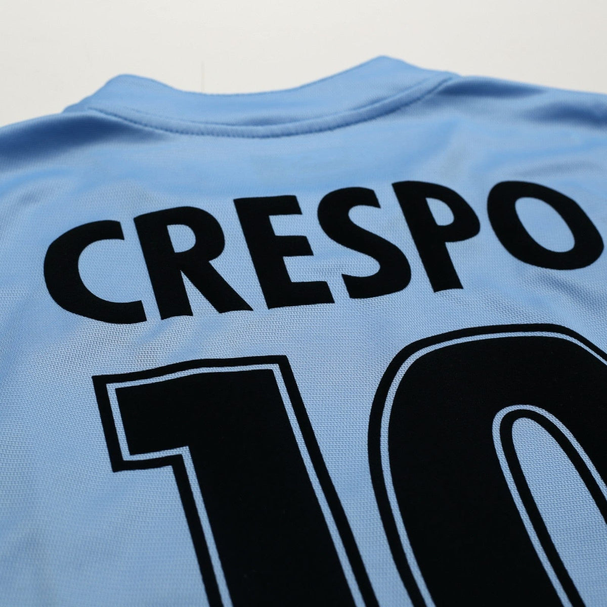 2001/02 Crespo #10 Lazio Vintage PUMA Home Football Shirt (M)