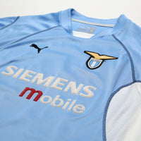 2001/02 Crespo #10 Lazio Vintage PUMA Home Football Shirt (M)