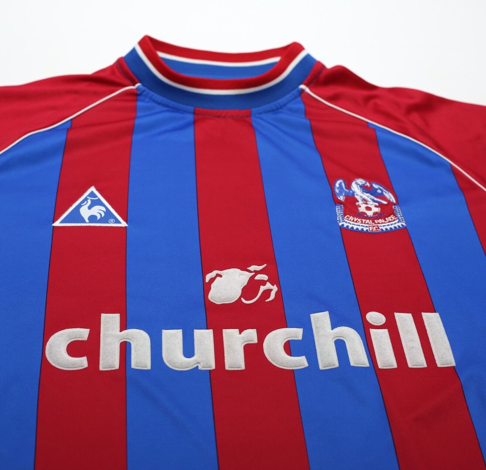 クリスタルパレス　01-02 ホームユニフォーム　ルコック 2001/02 CRYSTAL PALACE Vintage le coq sportif Home Football Shirt