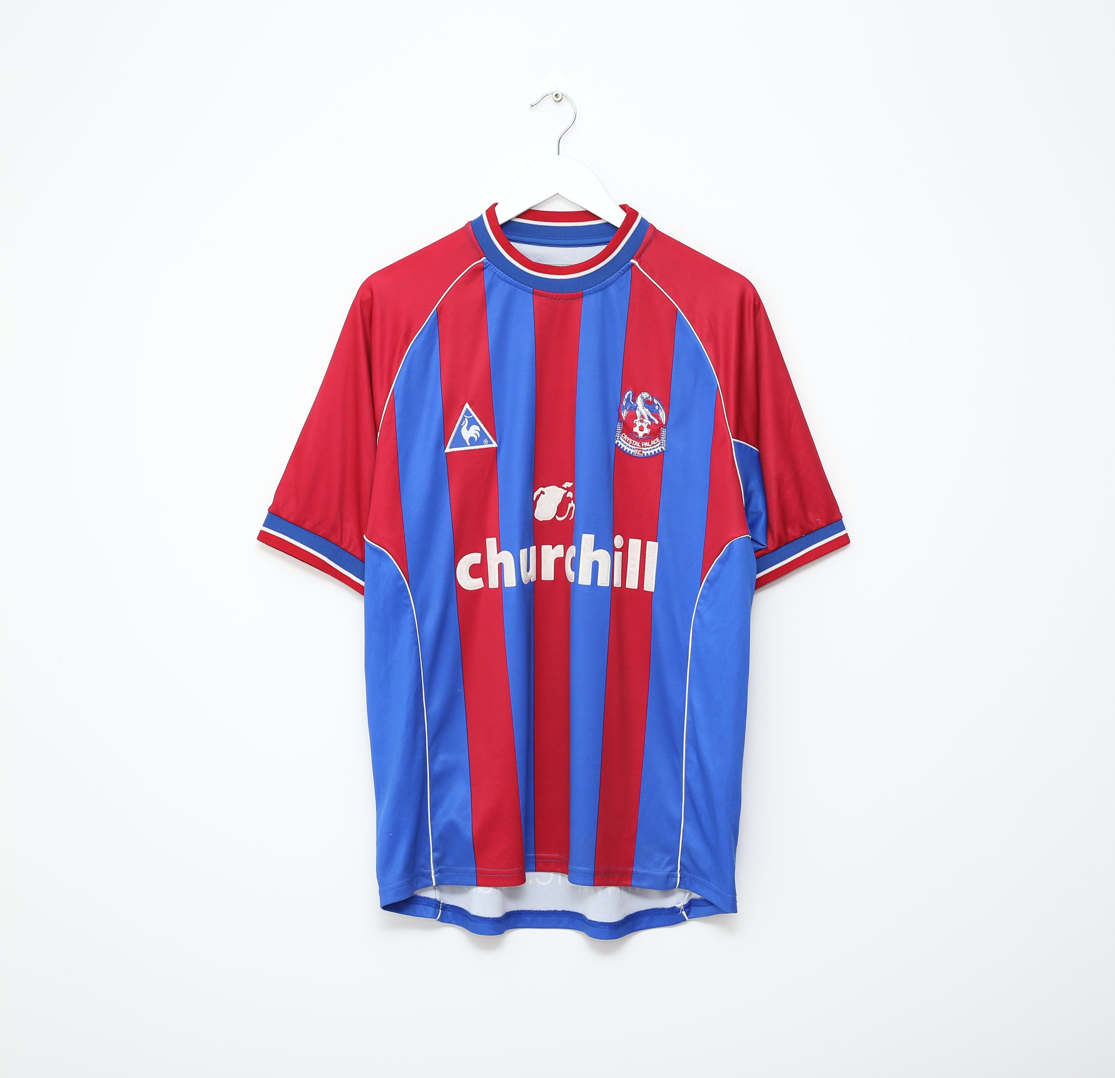 クリスタルパレス　01-02 ホームユニフォーム　ルコック 2001/02 CRYSTAL PALACE Vintage le coq sportif Home Football Shirt