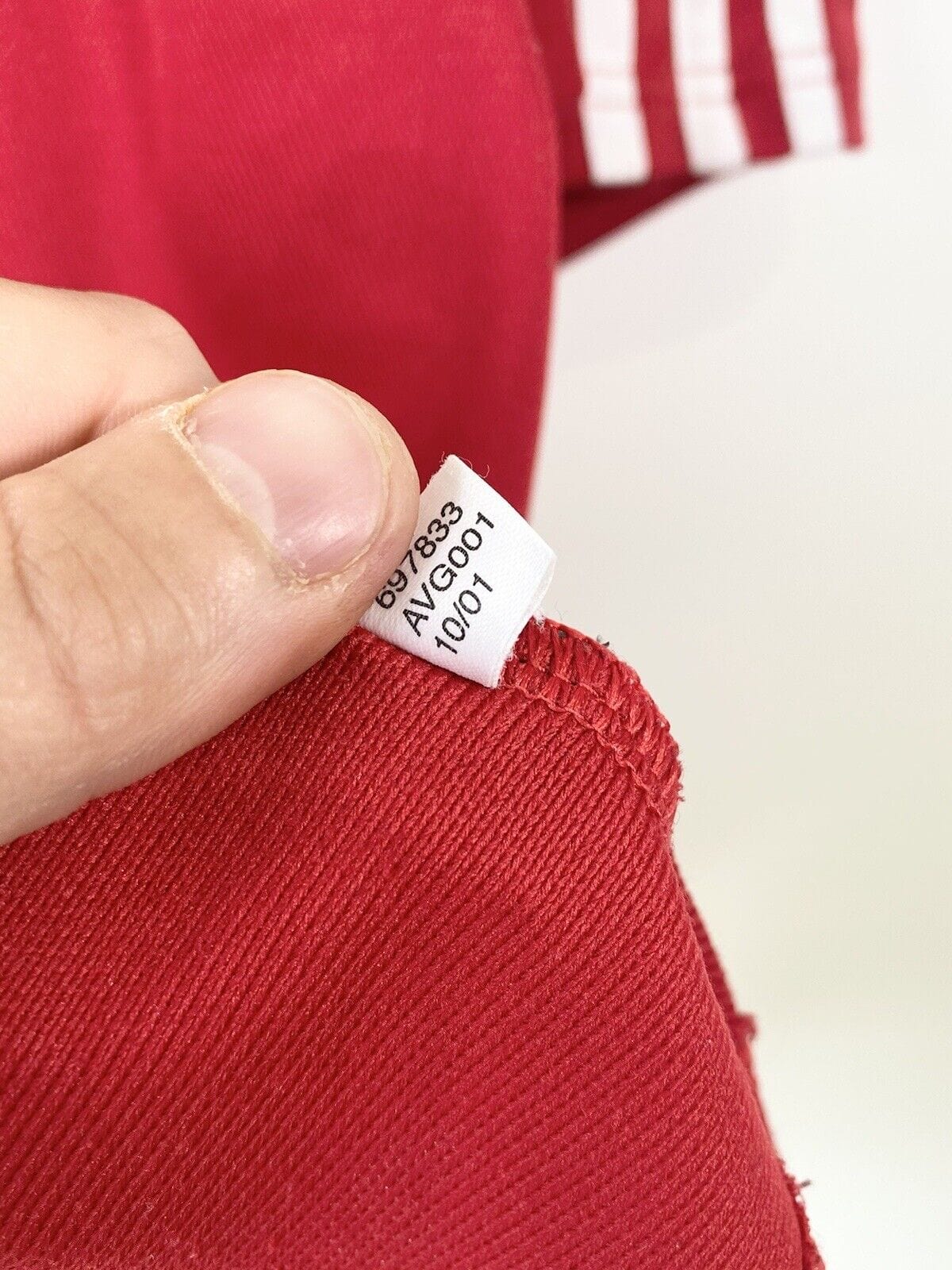 2001/02 EFFENBERG #11 Bayern Munich Vintage adidas UCL Football Shirt (L)