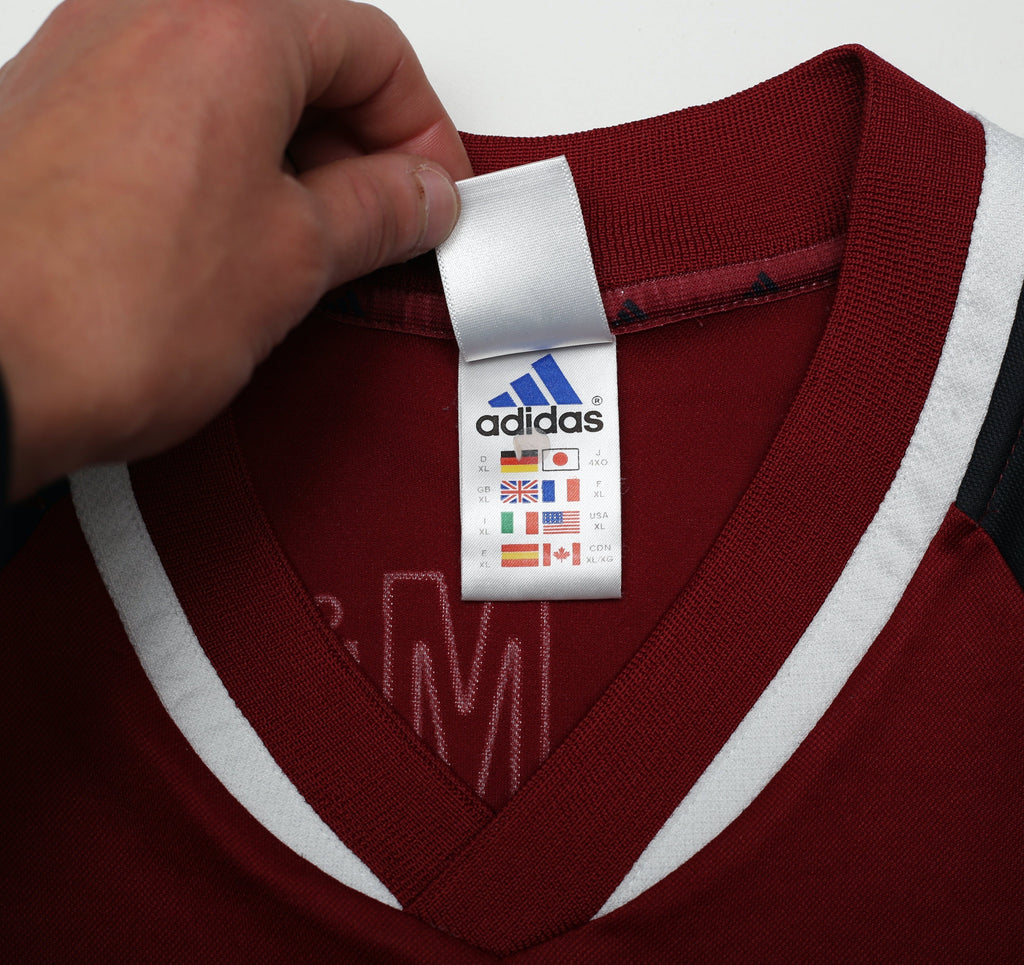 2001/02 ELBER #9 Bayern Munich Vintage adidas Home Football Shirt (XL)