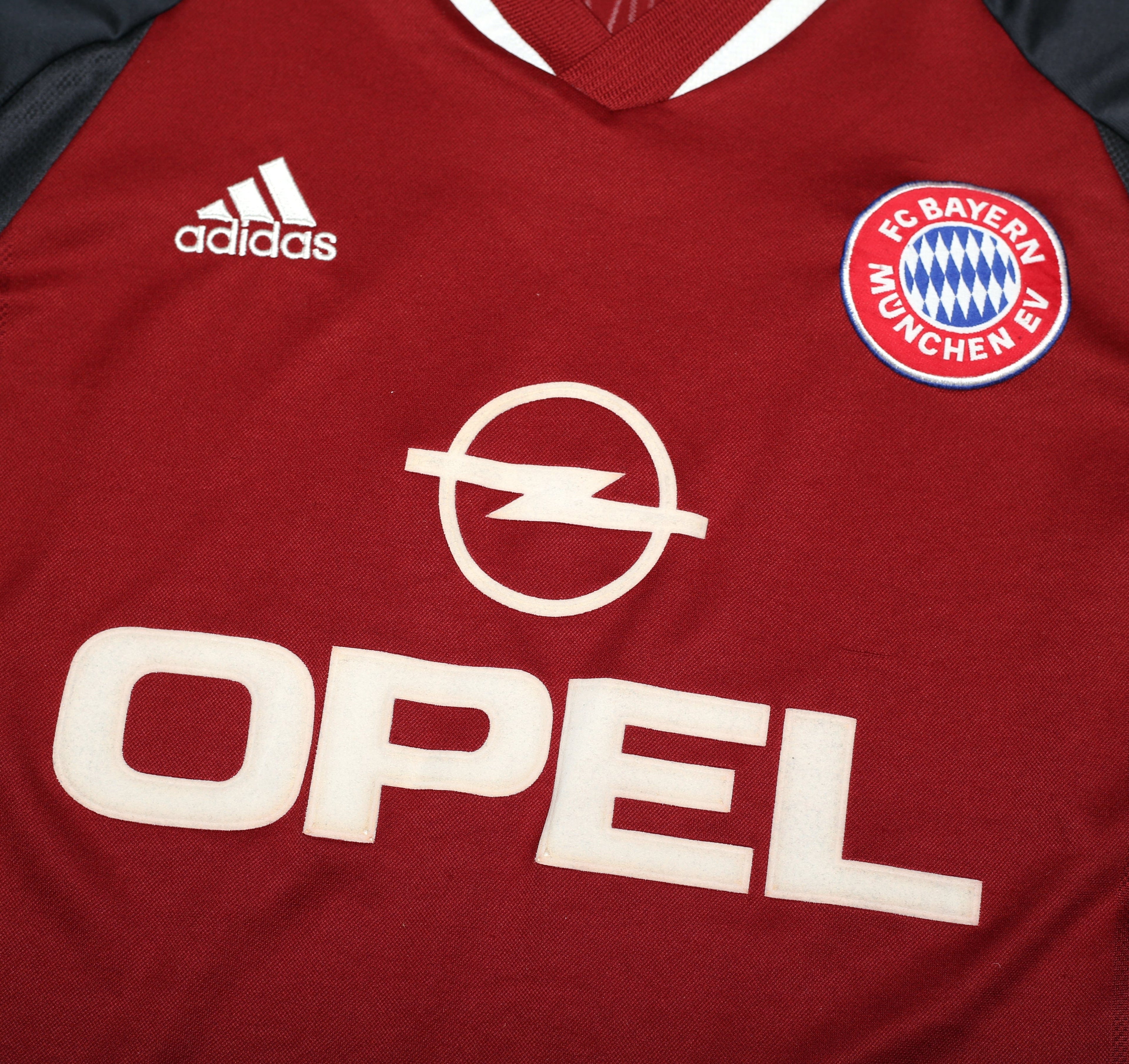 2001/02 ELBER #9 Bayern Munich Vintage adidas Home Football Shirt (XL)