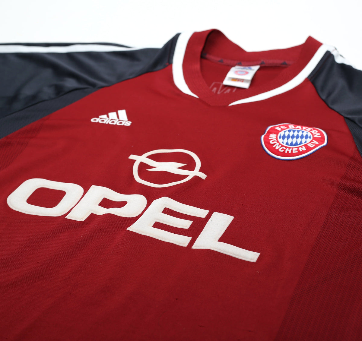 2001/02 ELBER #9 Bayern Munich Vintage adidas Home Football Shirt (XL)