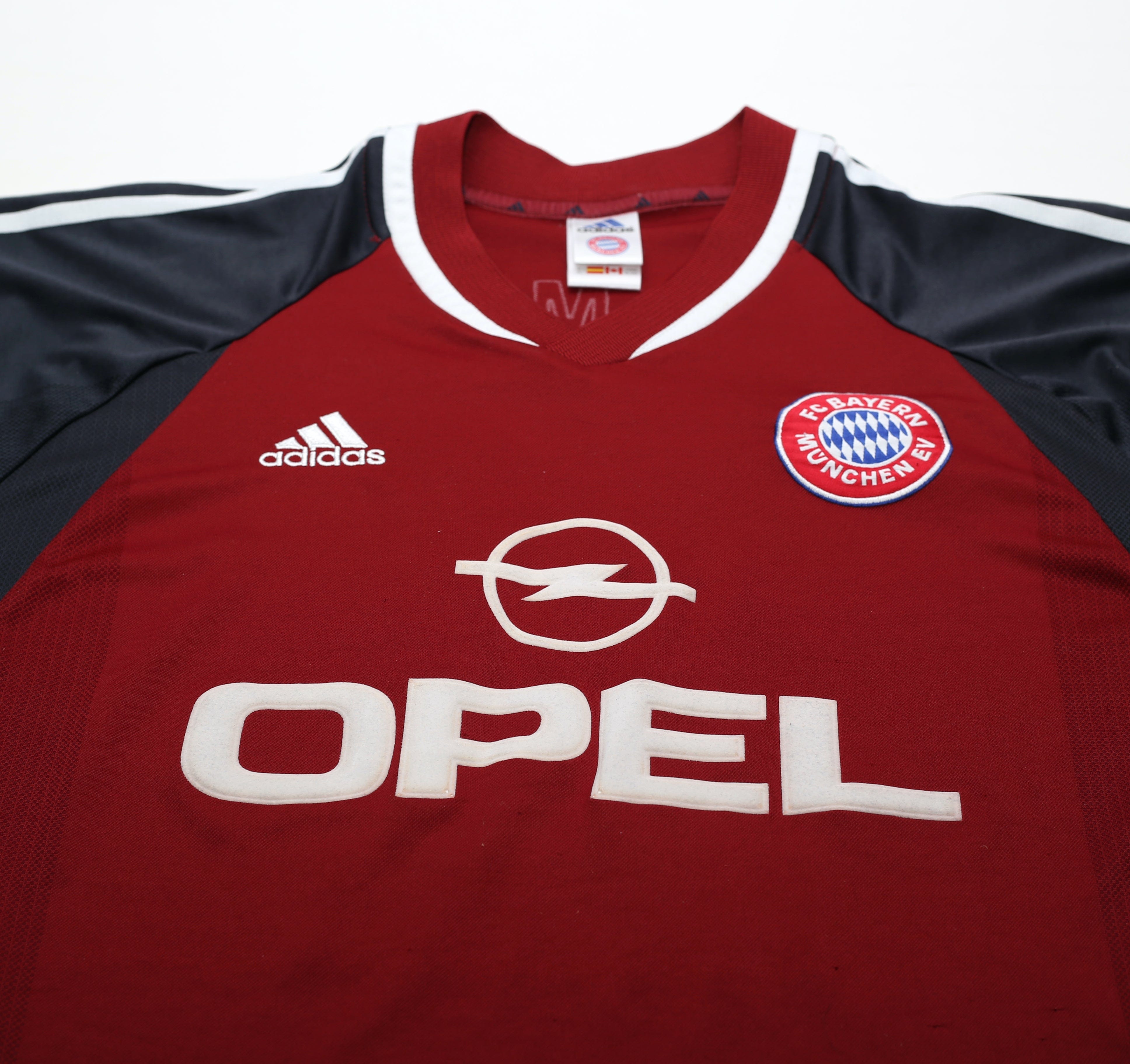 2001/02 ELBER #9 Bayern Munich Vintage adidas Home Football Shirt (XL)