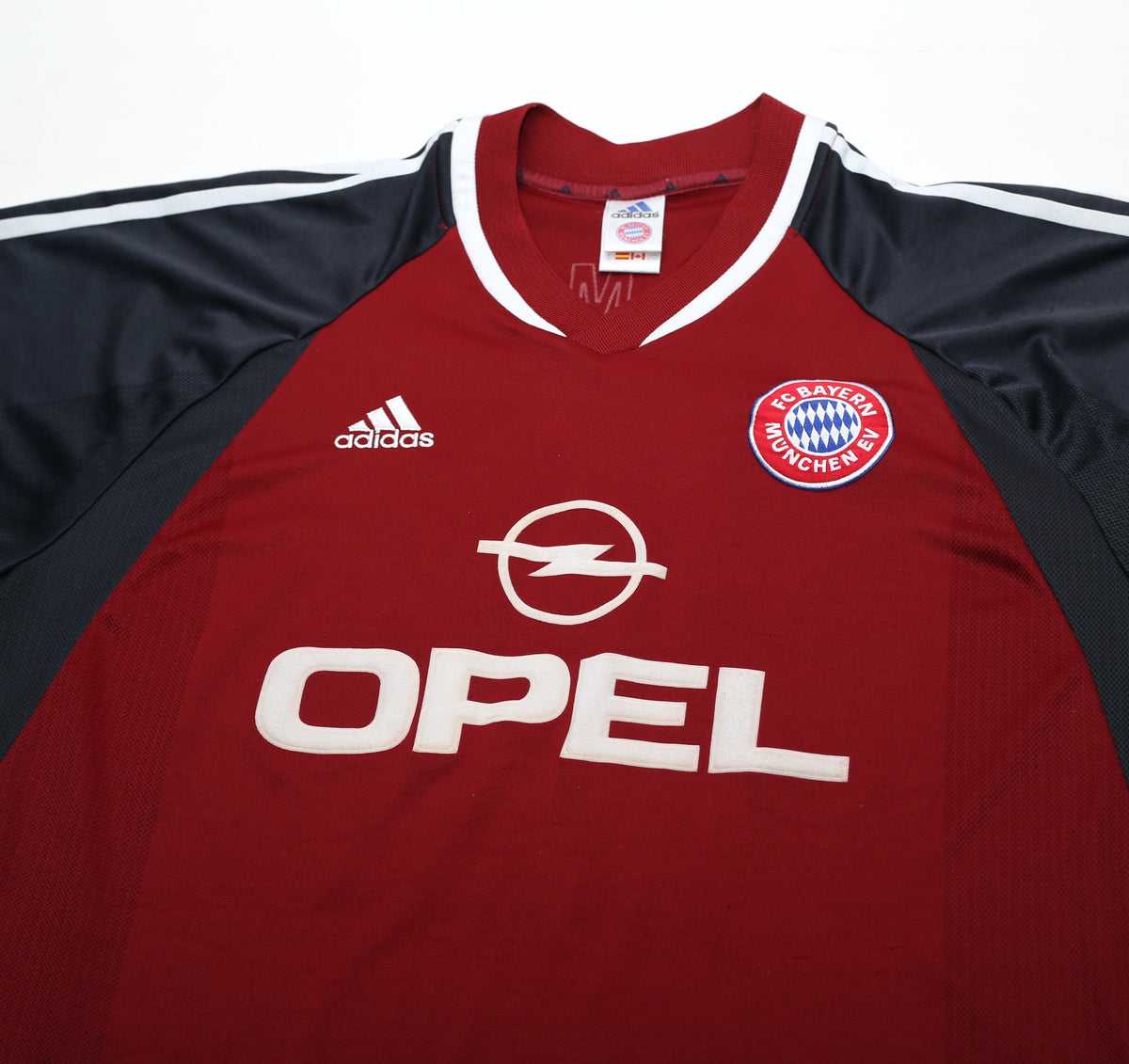 2001/02 ELBER #9 Bayern Munich Vintage adidas Home Football Shirt (XL)