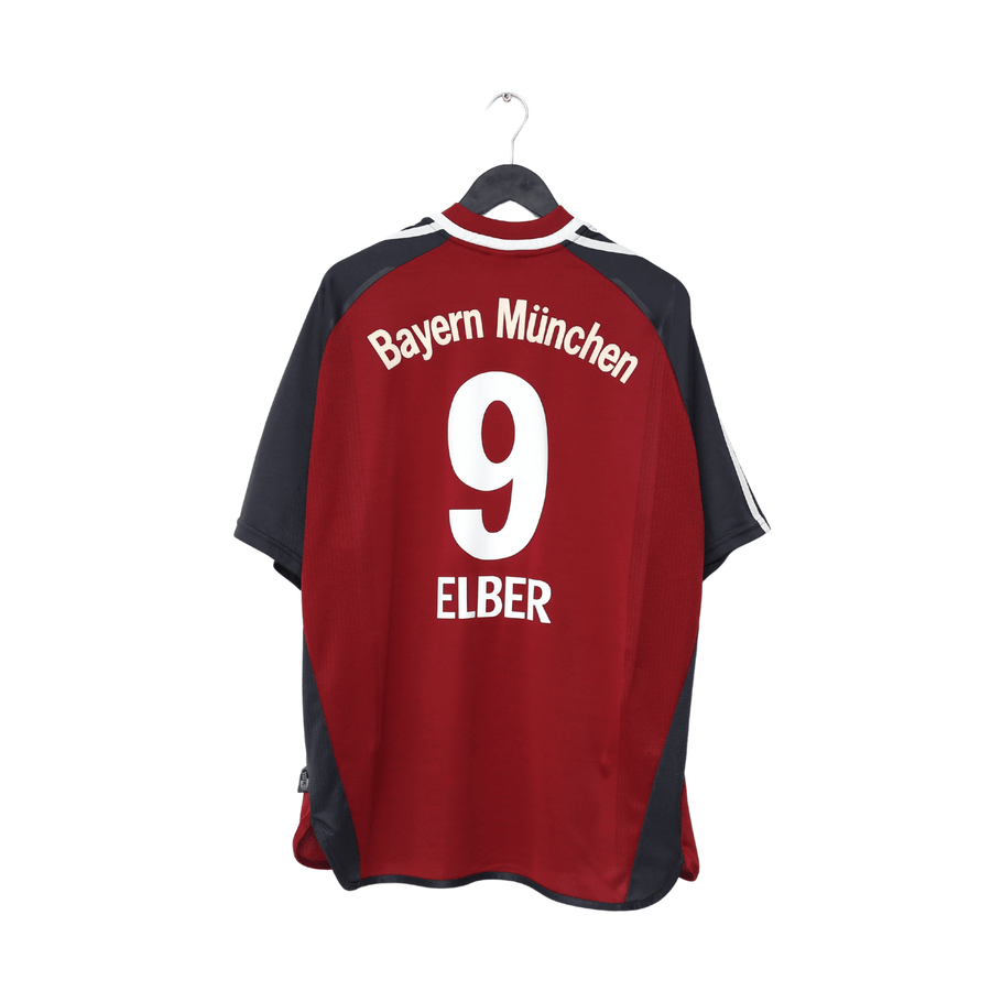 2001/02 ELBER #9 Bayern Munich Vintage adidas Home Football Shirt (XL)