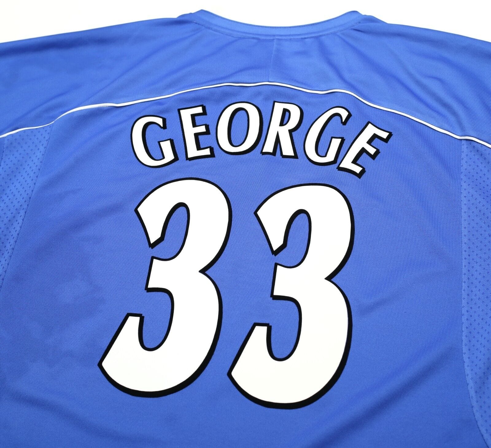 2001/02 GEORGE #33 Ipswich Town Vintage PUNCH UEFA Cup Football Shirt Jersey (L)
