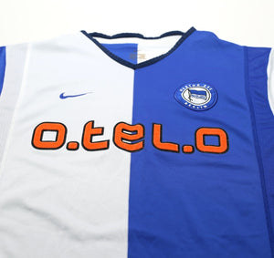2001/02 HERTHA BERLIN Vintage Nike Home Football Shirt (M)