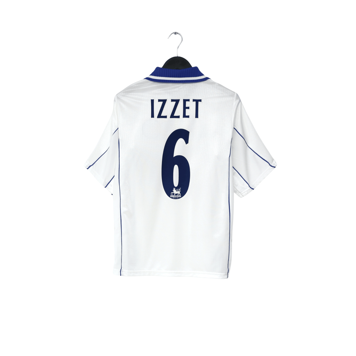 2001/02 Izzet #6 Leicester City Vintage LCS Away Football Shirt (M)