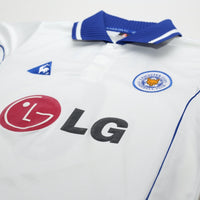 2001/02 Izzet #6 Leicester City Vintage LCS Away Football Shirt (M)