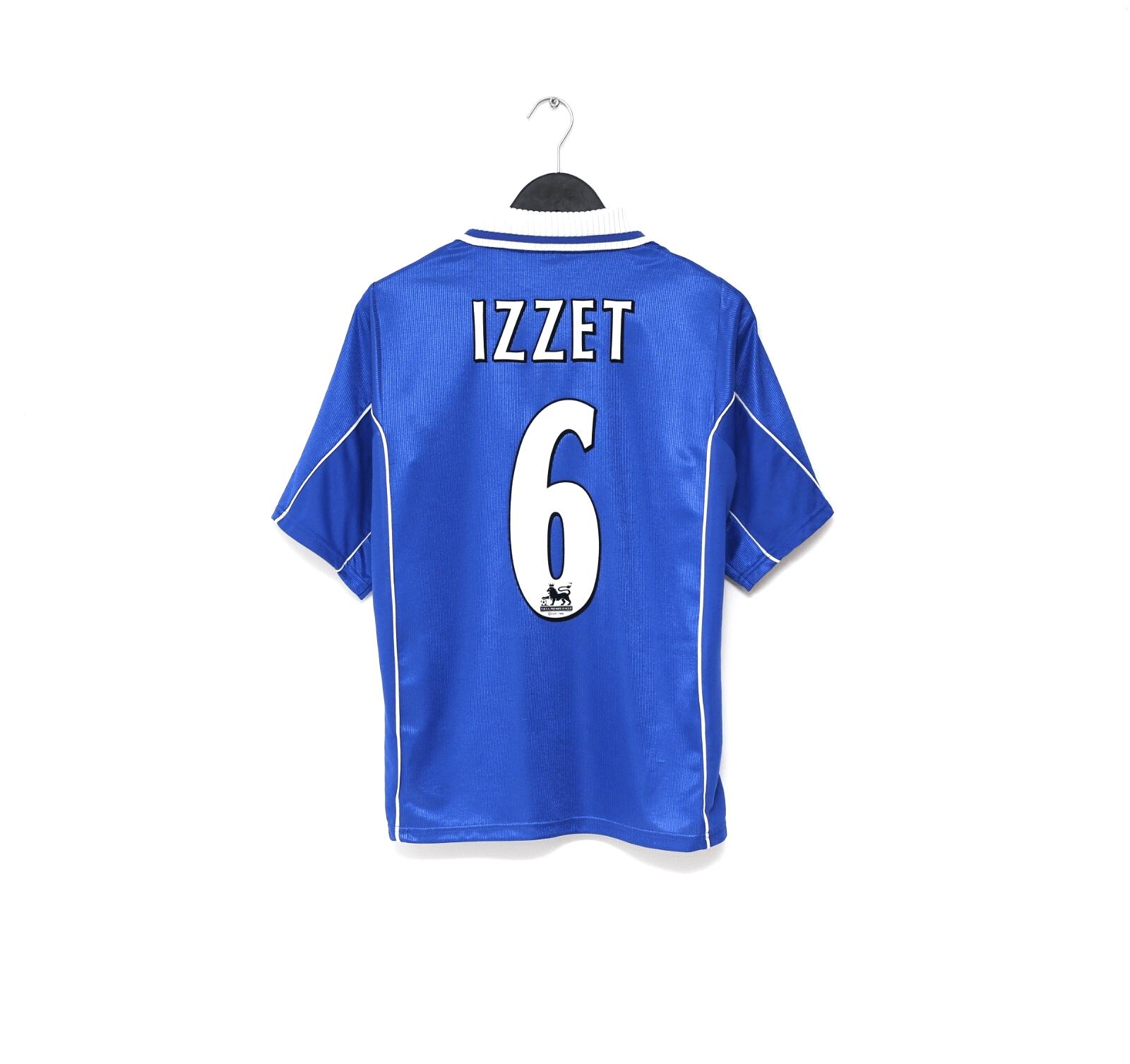 2001/02 IZZET #6 Leicester City Vintage LCS Home Football Shirt (M) 38/40