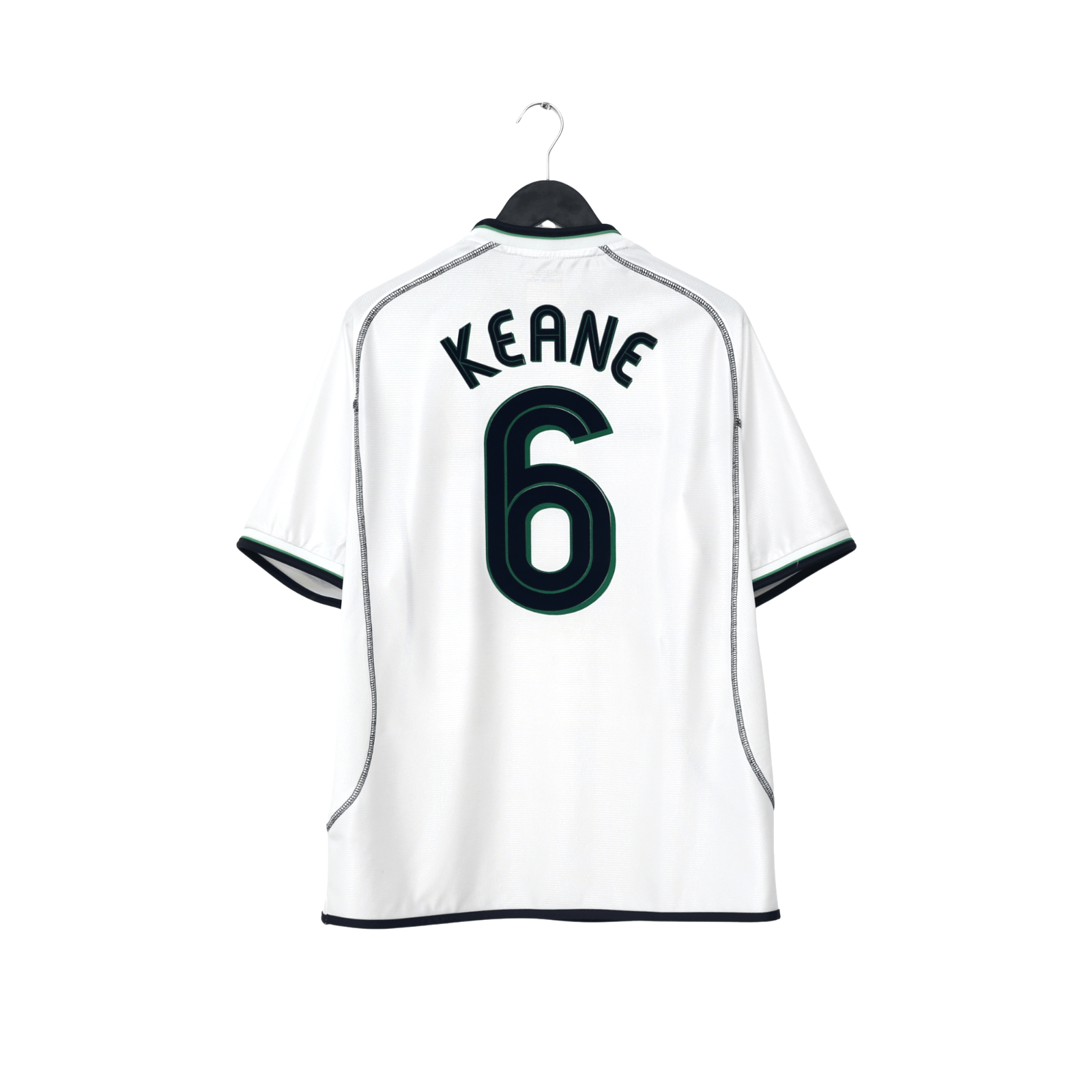2001/02 Keane #6 Ireland Vintage Umbro Away Football Shirt (XL)
