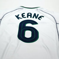 2001/02 Keane #6 Ireland Vintage Umbro Away Football Shirt (XL)