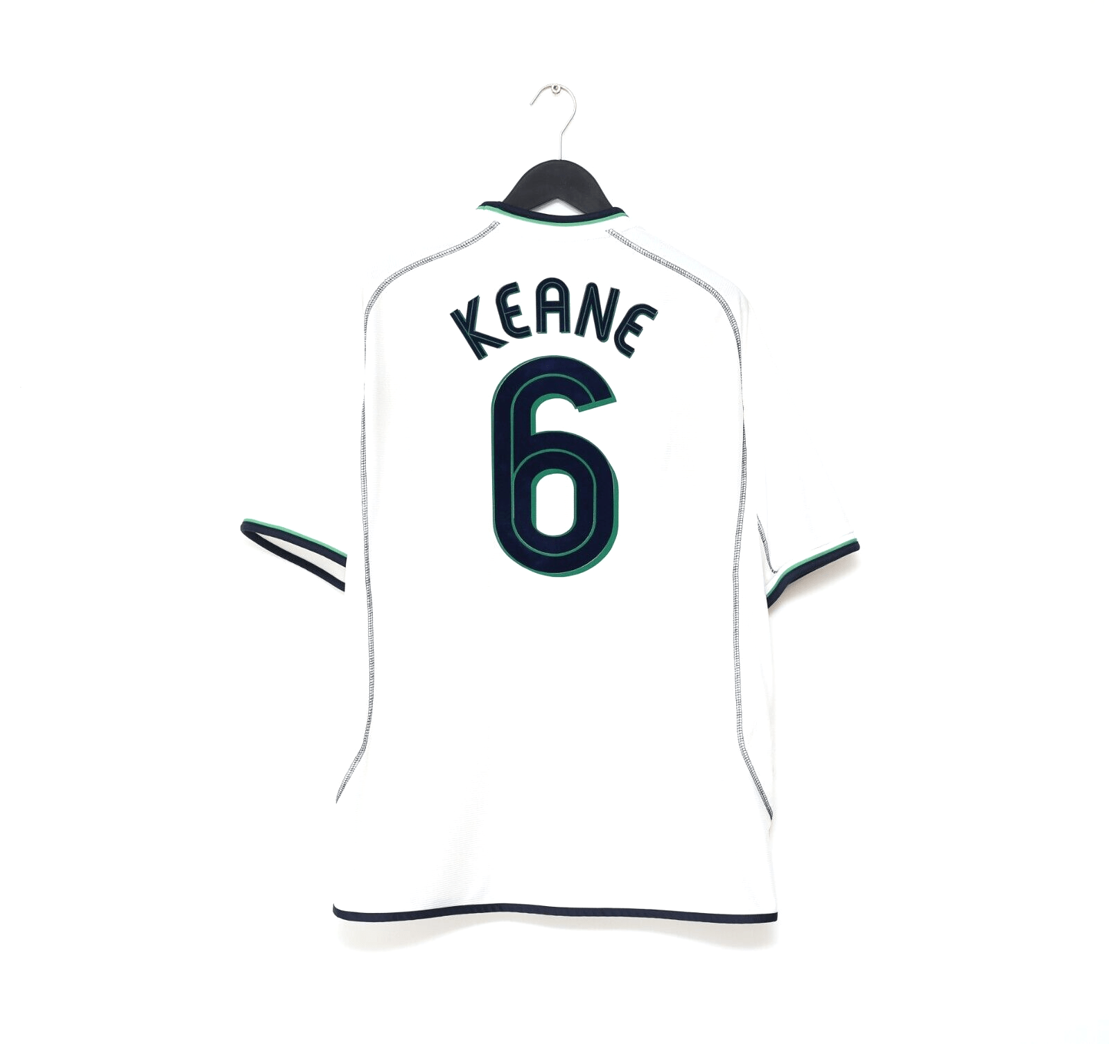 2001/02 KEANE #6 Ireland Vintage Umbro Away Football Shirt (XL)