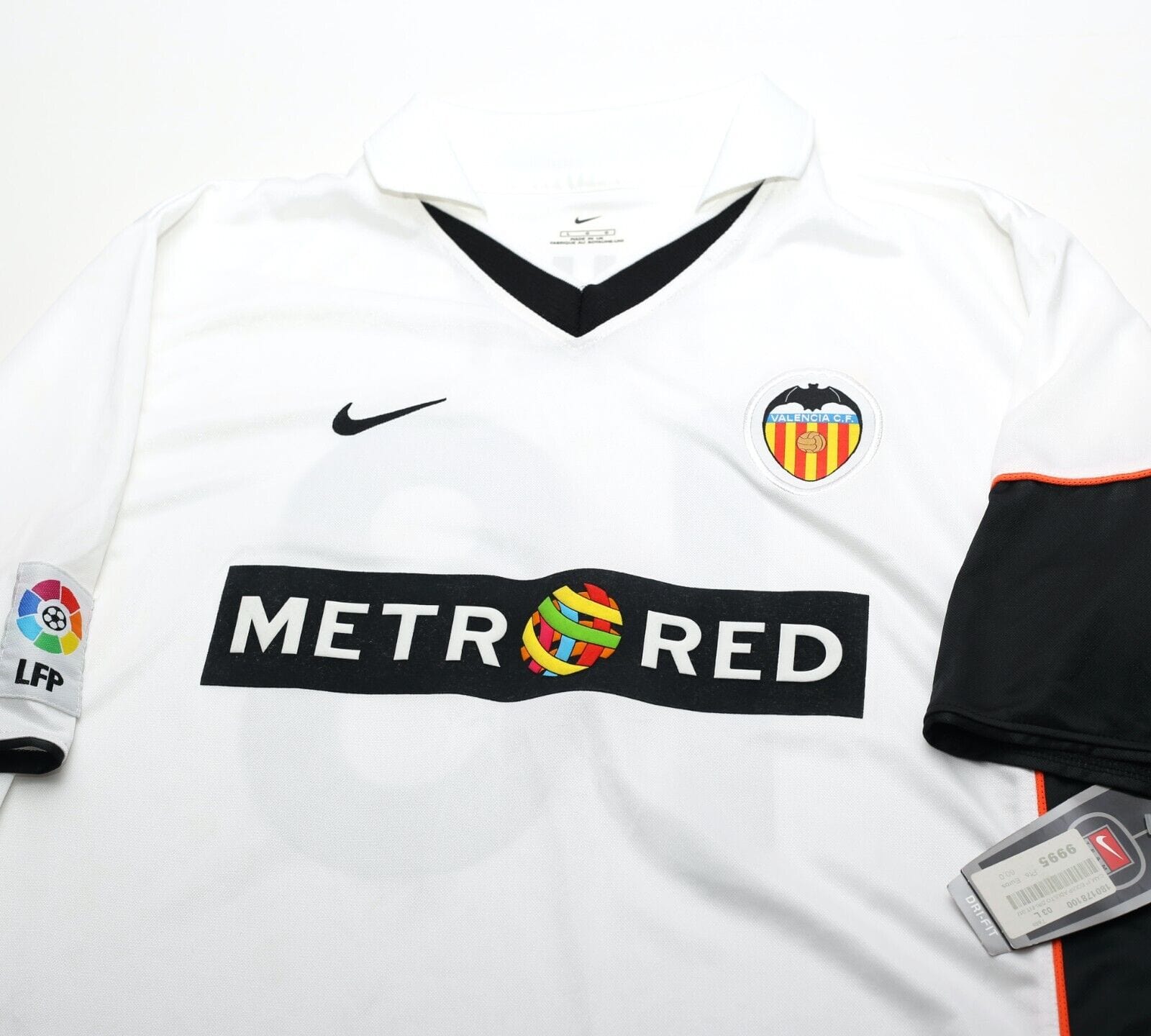 2001/02 KILY #18 Valencia Vintage Nike Home Football Shirt Jersey (L) BNWT