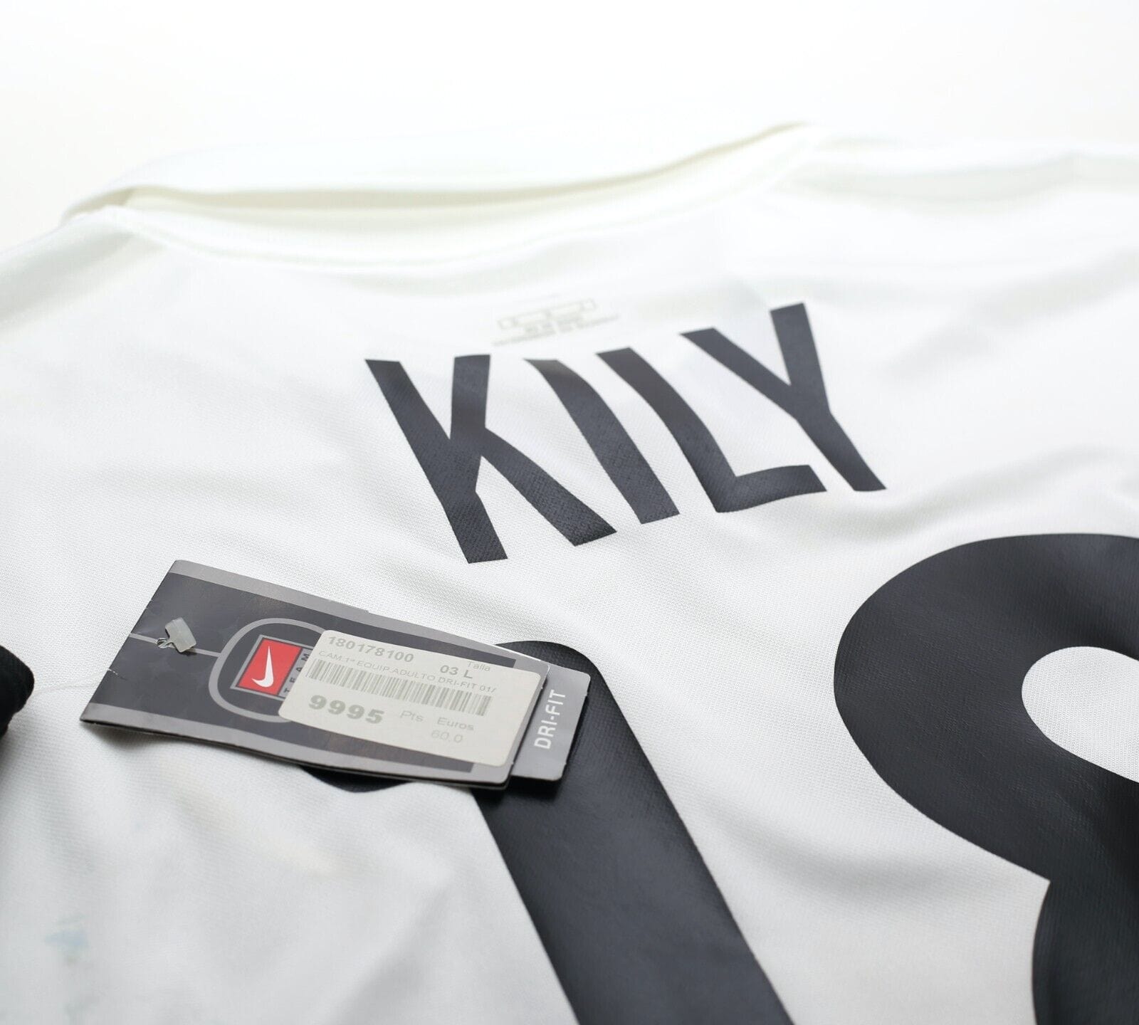 2001/02 KILY #18 Valencia Vintage Nike Home Football Shirt Jersey (L) BNWT