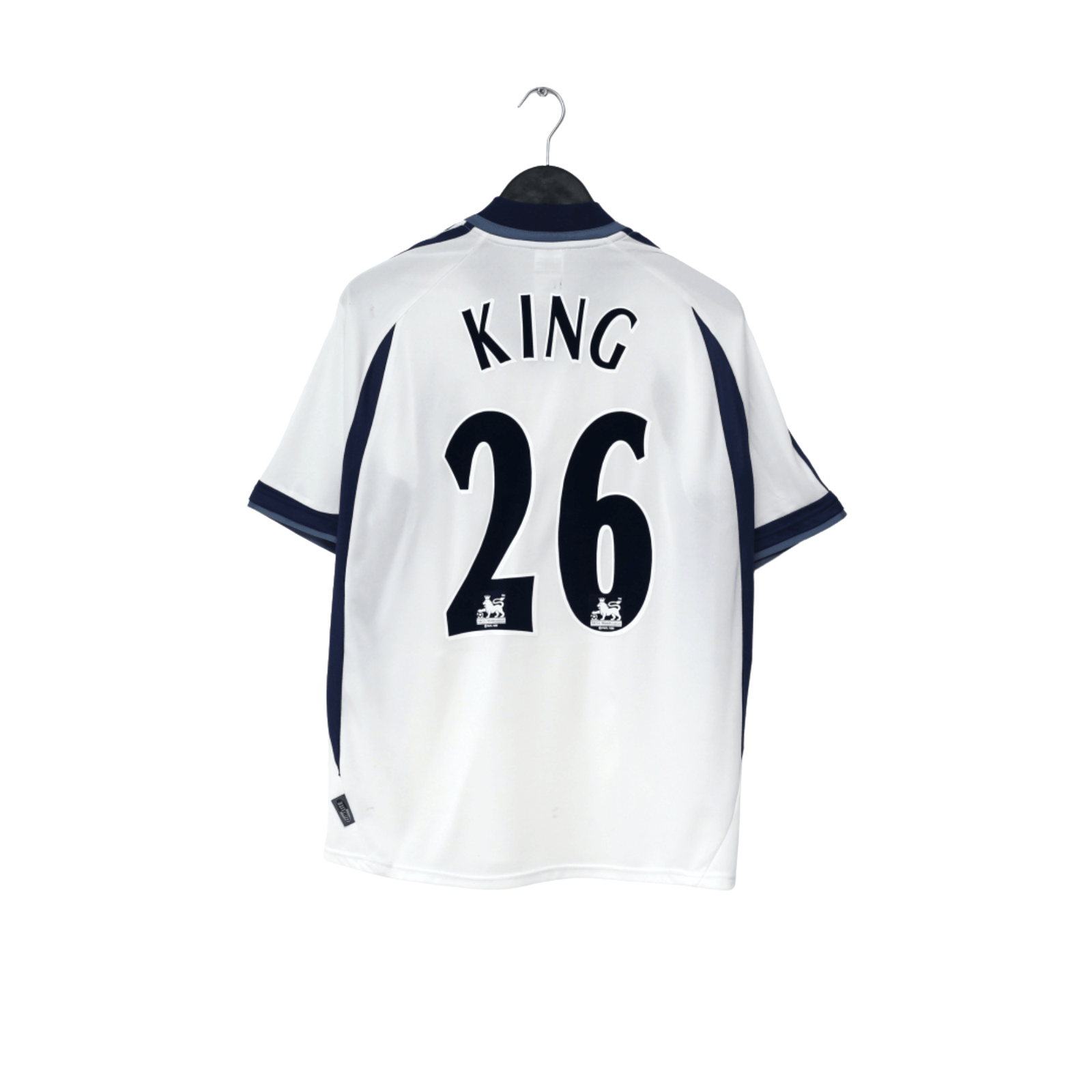 2001/02 King #26 Tottenham Hotspur Vintage adidas Home Football Shirt (M)