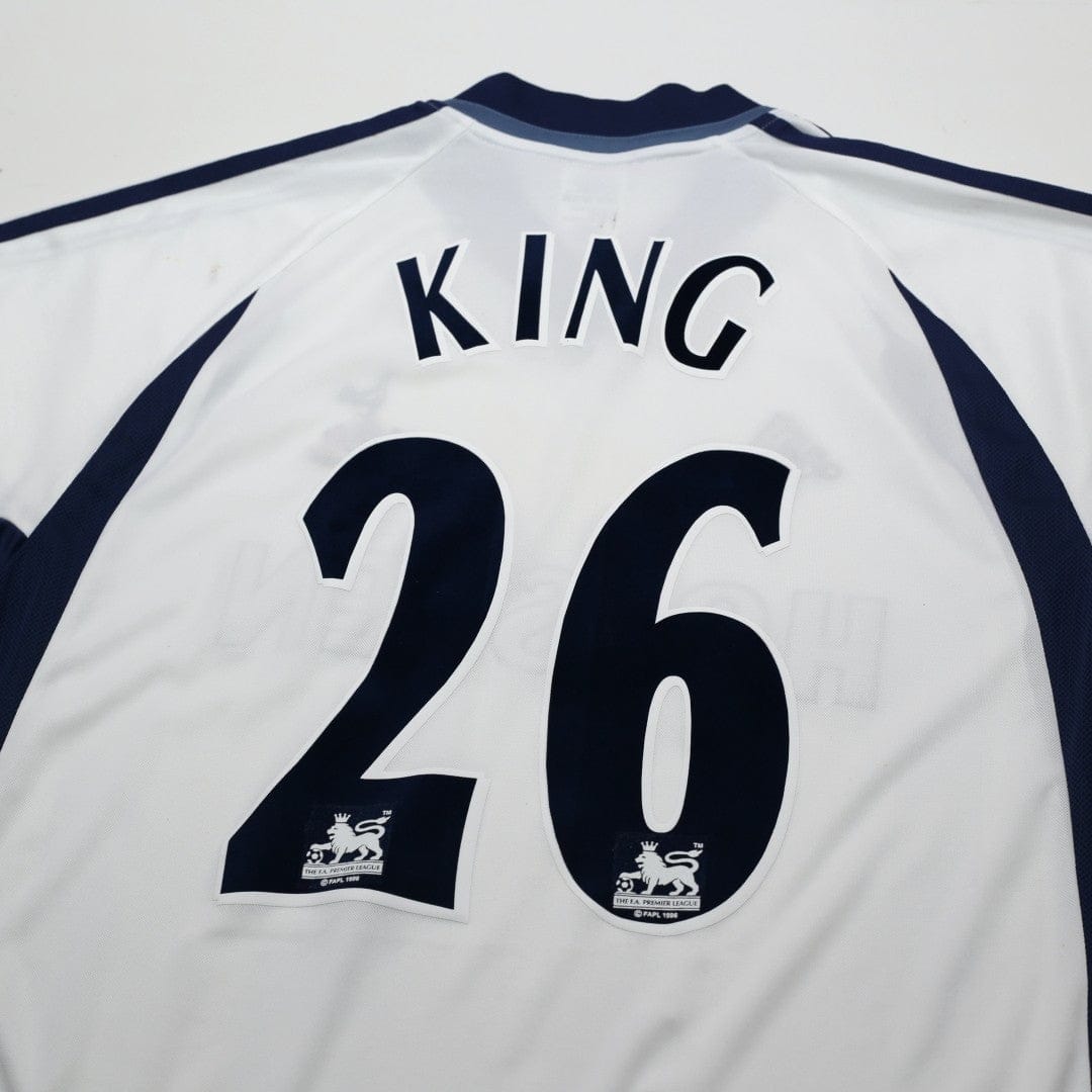 2001/02 King #26 Tottenham Hotspur Vintage adidas Home Football Shirt (M)