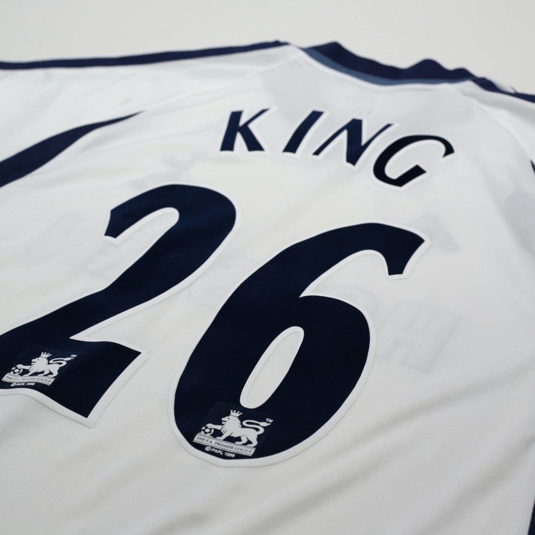 2001/02 King #26 Tottenham Hotspur Vintage adidas Home Football Shirt (M)