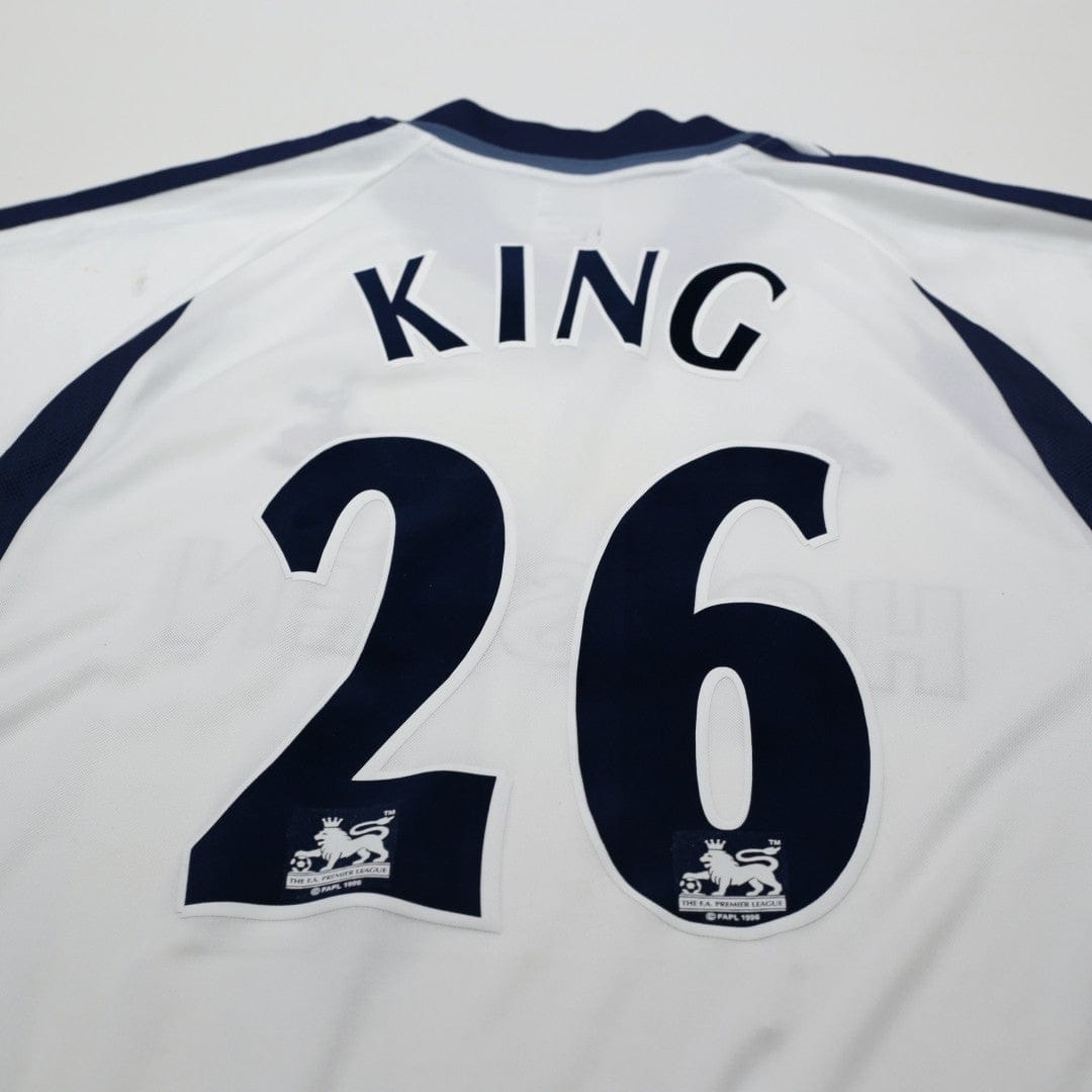 2001/02 King #26 Tottenham Hotspur Vintage adidas Home Football Shirt (M)
