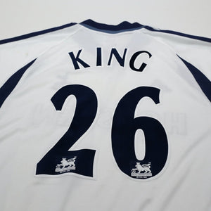 2001/02 King #26 Tottenham Hotspur Vintage adidas Home Football Shirt (M)