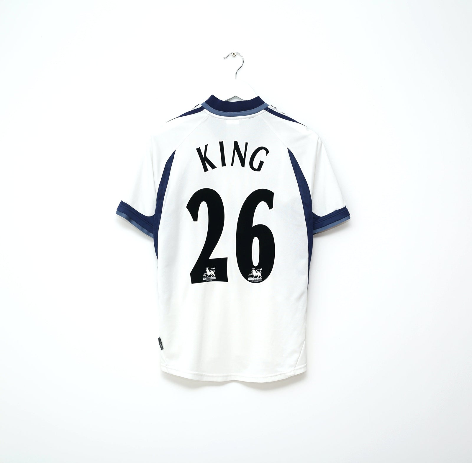 2001/02 KING #26 Tottenham Hotspur Vintage adidas Home Football Shirt (S)