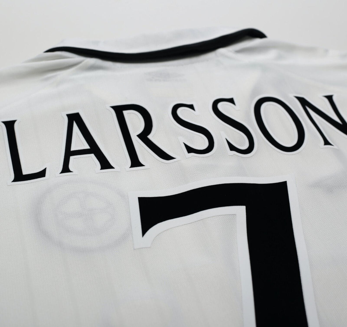 2001/02 LARSSON #7 Celtic Umbro European Away Football Shirt (S)