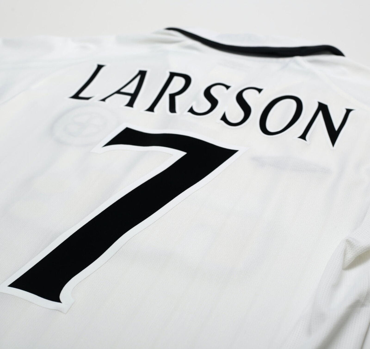 2001/02 LARSSON #7 Celtic Umbro European Away Football Shirt (S)