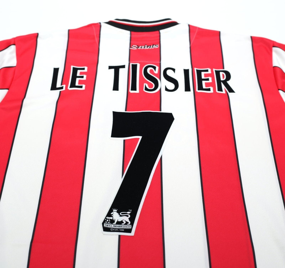 2001/02 LE TISSIER #7 Southampton Vintage SAINTS Home Football Shirt Jersey (L)