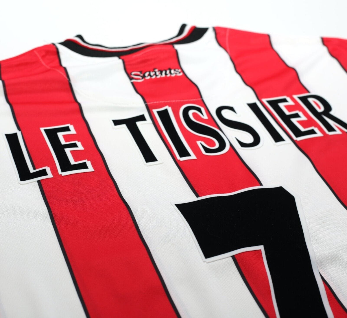 2001/02 LE TISSIER #7 Southampton Vintage SAINTS Home Football Shirt Jersey (XL)