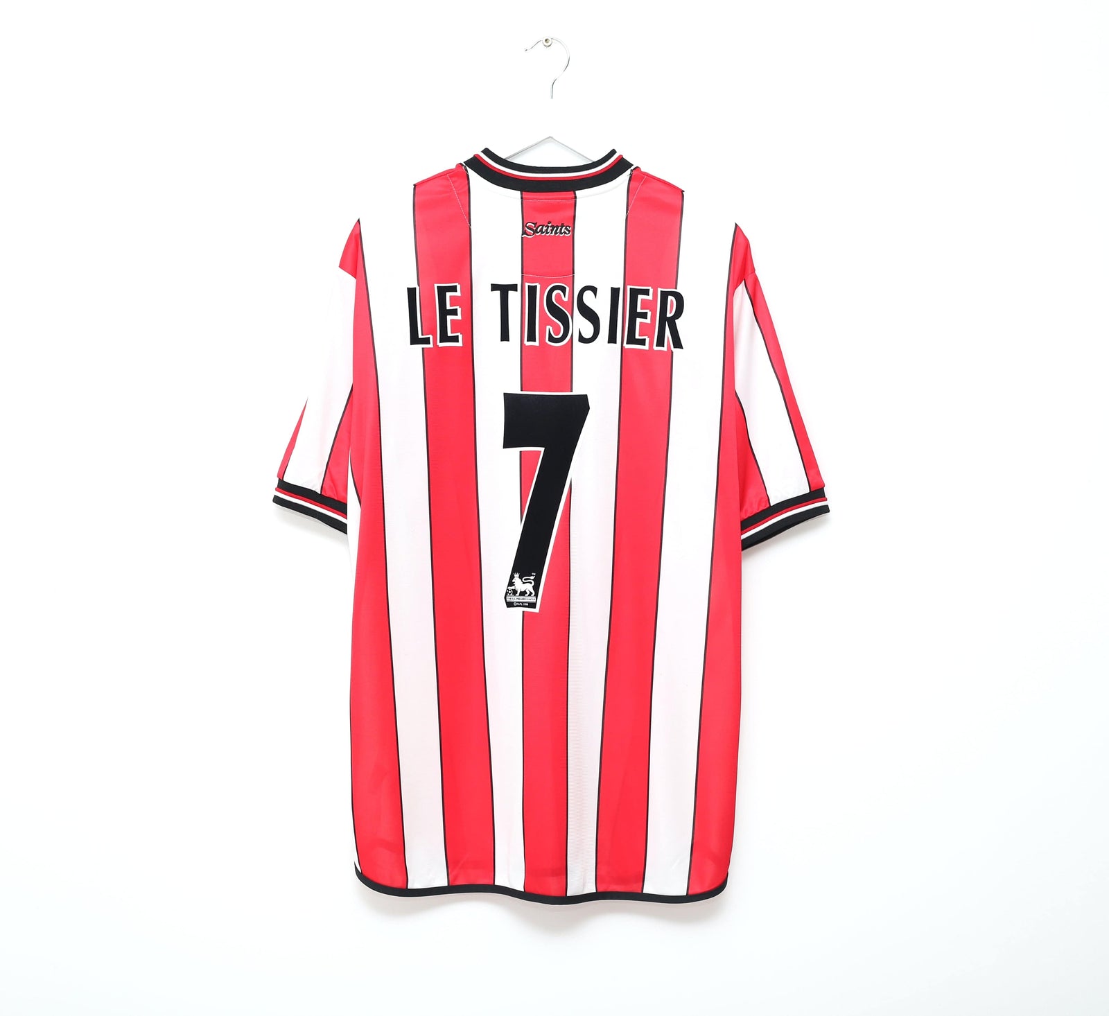 2001/02 LE TISSIER #7 Southampton Vintage SAINTS Home Football Shirt Jersey (XL)